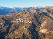 MONTE GIOCO (1366 m) da Spettino Alto di S. Pellegrino Terme il pomeriggio del 18 dicembre 2023 - FOTOGALLERY